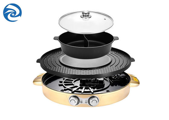 le griglie elettriche 1700W cuoce le padelle sulla piastra tutte in un 36x11cm