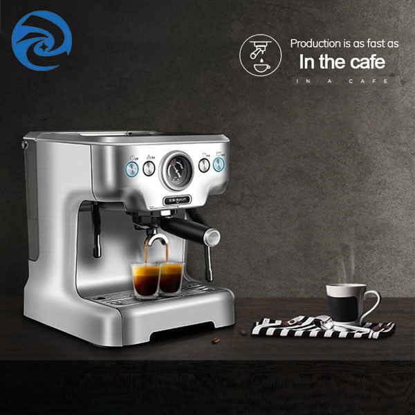 Piccola macchina 2.7L 1250W del caffè del caffè espresso di acciaio inossidabile