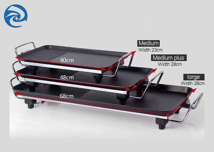 Quadrato grado elettrico senza fumo della griglia 50-240 da 1400 watt