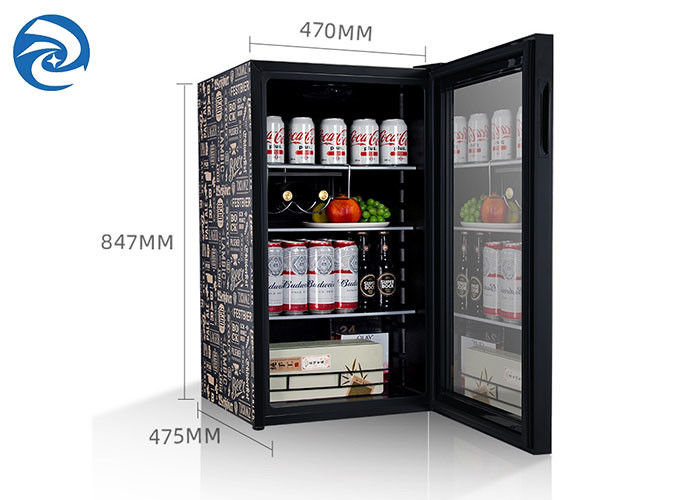 singolo Office Home Mini Fridges, piccolo congelatore della porta 88L di frigorifero 220V