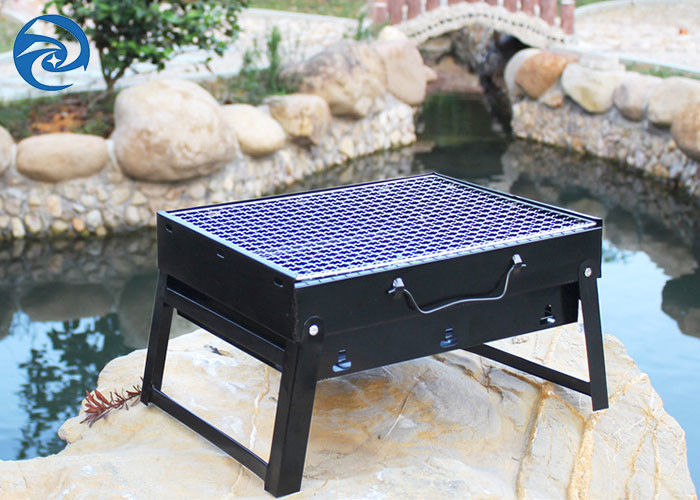 BARBECUE piegante portatile di acciaio inossidabile di 35cm×27cm×20cm